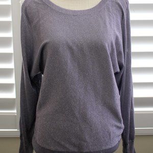 New York and Company Cold Shoulder Glittery Sweater